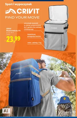 Plecak termiczny CRIVIT 10 l promocja w Lidl