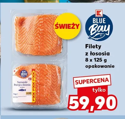 Filety z łososia Blue Bay 8-pak 125 g promocja w Kaufland
