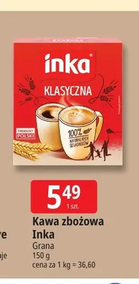 Kawa zbożowa Inka Klasyczna promocja w Leclerc