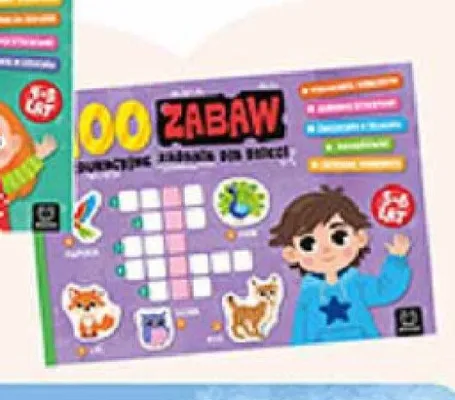 Książka 100 zabaw zadania dla dzieci promocja w Biedronka