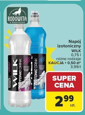 Napój izotoniczny Wilk niebieski promocja w Carrefour Market