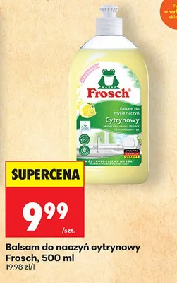 Balsam do naczyń cytrynowy Frosch promocja w Biedronka