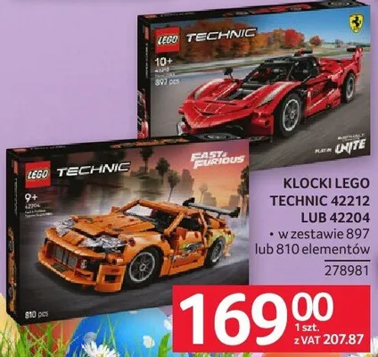 Klocki Lego Technic 42212 promocja w Selgros