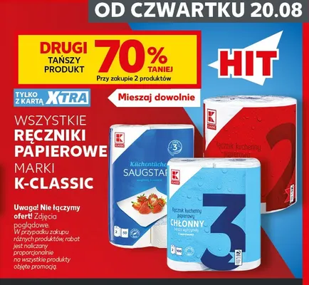 Ręczniki papierowe K-Classic promocja w Kaufland