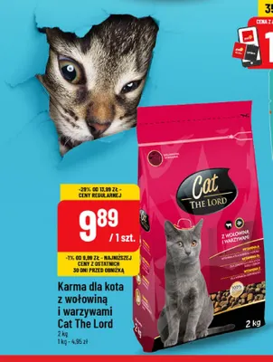 Karma dla kota z wołowina Teo promocja w POLOmarket