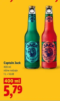 Piwo Captain Jack Watermelon Margarita promocja w Lidl