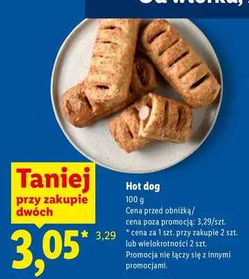 Hot dog promocja w Lidl