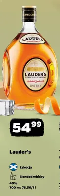 Whisky blended Lauder's promocja w Netto
