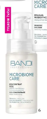 Bandi Professional Microbiome Care głęboko nawilżający koncentrat SOS do twarzy promocja w Hebe