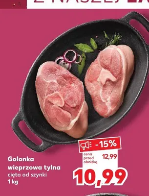 Golonka wieprzowa tylna cięta od szynki promocja w Kaufland
