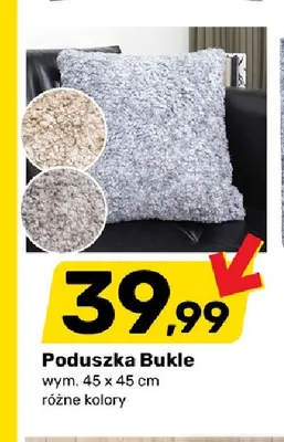 Poduszka Bukle 45x45 cm promocja w Bricomarche