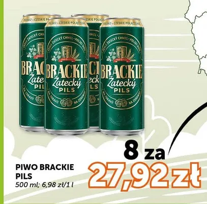 Piwo Brackie Pils promocja w Groszek