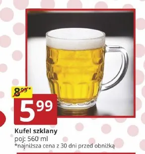 Kufel szklany promocja w Prymus AGD