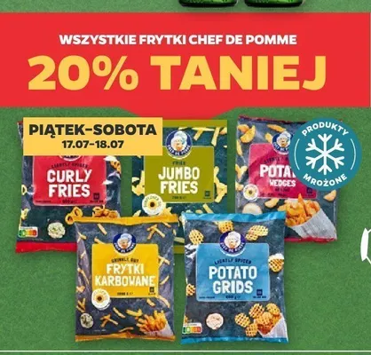Frytki Chef de Pomme promocja w Netto