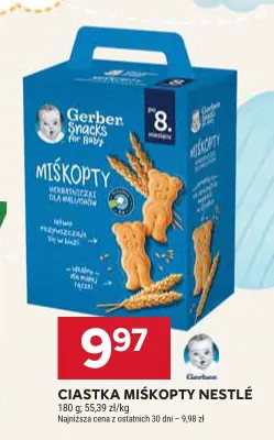 Ciastka Miśkopty Nestlé promocja w Stokrotka