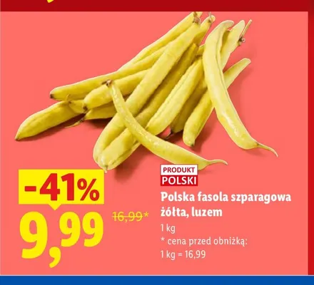 Fasola szparagowa żółta polska Ryneczek Lidla promocja w Lidl