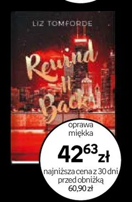 Książka Rewind Back promocja w Empik