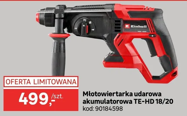Młotowiertarka udarowa akumulatorowa TE-HD 18/20 promocja w Leroy Merlin