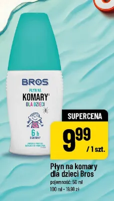 Płyn na komary dla dzieci Bros promocja w POLOmarket
