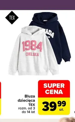 Bluza dziecięca TEX promocja w Carrefour