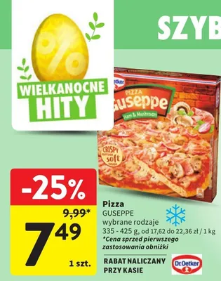 Pizza wybrane rodzaje promocja w Intermarche