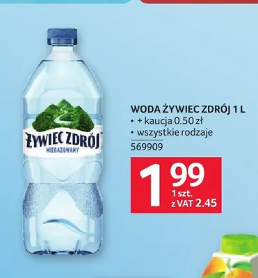 Woda Żywiec Zdrój promocja w Selgros