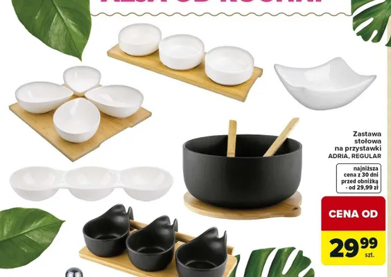 Zastawa stołowa na przystawki ADRIA, REGULAR promocja w Carrefour Market