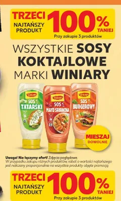 Sosy koktajlowe marki Winiary promocja w Kaufland