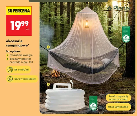 Akcesoria campingowe promocja w Biedronka