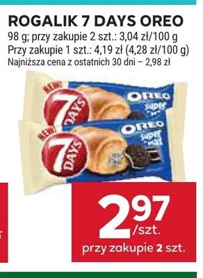 Rogalik 7 Days Oreo promocja w Stokrotka