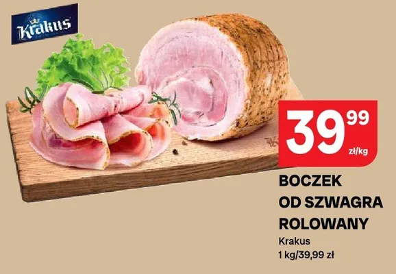 Boczek od szwagra rolowany promocja w Chorten