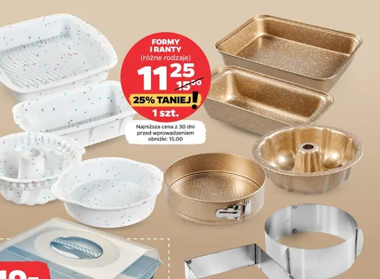 Formy i blachy, różne rodzaje promocja w Netto