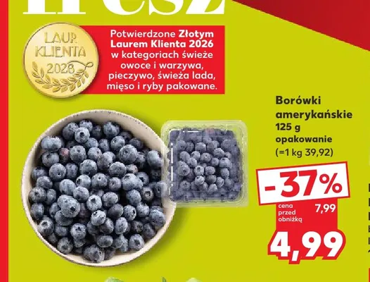 Borówka amerykańska Carrefour promocja w Kaufland