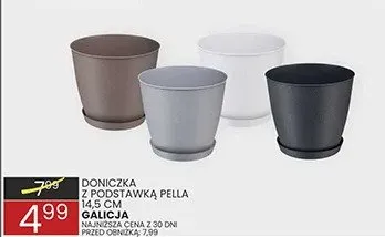Doniczka z podstawką Pella różne promocja w Wafelek