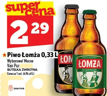 Piwo Łomża promocja w TOPAZ