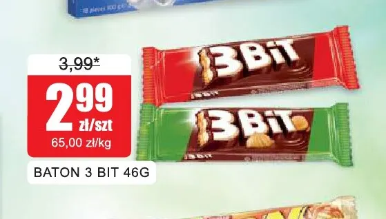 Baton 3Bit promocja w Bingo