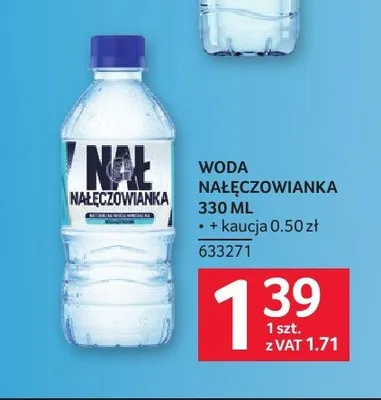 Woda mineralna Nałęczowianka promocja w Selgros