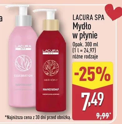 Mydło w płynie różne rodzaje promocja w Aldi