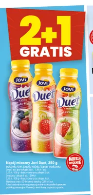 Napój mleczny Jovi Duet jagoda-wiśnia promocja w Twój Market