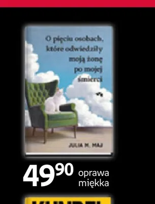 Książka O pięciu osobach które odwiedziły moją żonę po mojej śmierci Julia H. Maj promocja w Empik