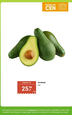 Awokado luz promocja w Dino