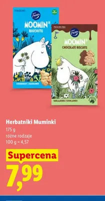 Herbatniki Muminki Fazer promocja w Lidl