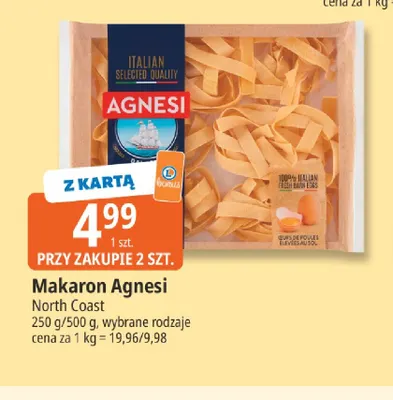 Makaron Agnesi promocja w Leclerc