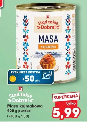 Masa kajmakowa promocja w Kaufland