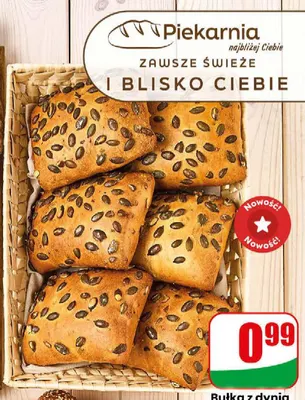 Bułka z dynią promocja w Dino