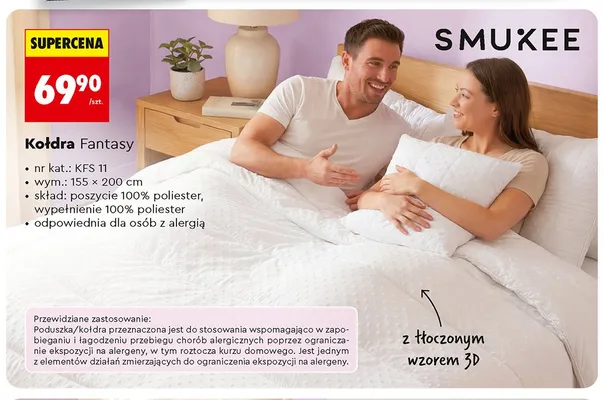 Kołdra Fantasy Smukee promocja w Biedronka