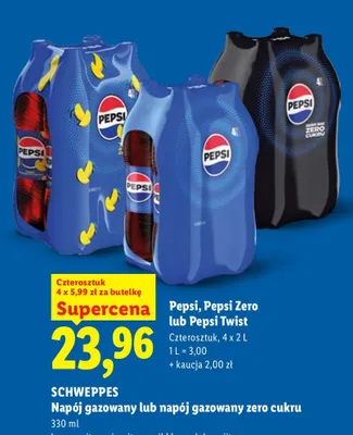Napój gazowany Pepsi Twist promocja w Lidl