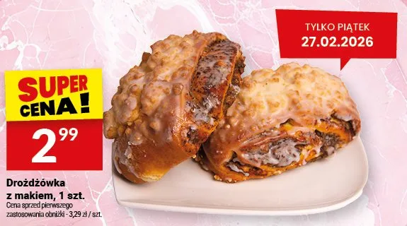 Drożdżówka z makiem promocja w Twój Market