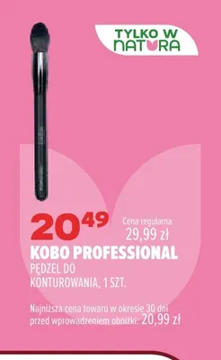 Pędzel do konturowania Kobo Professional promocja w Drogerie Natura