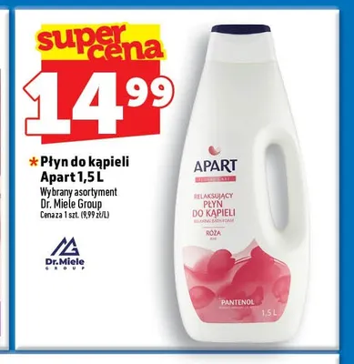Płyn do kąpieli Apart promocja w TOPAZ